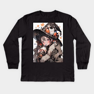 Witch girl Kids Long Sleeve T-Shirt